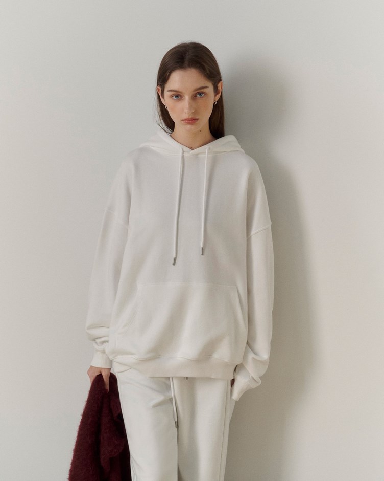 MIT品牌LOGO日常寬鬆抽繩連帽上衣(unisex)