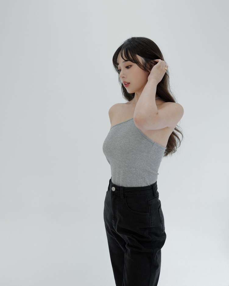 One Shoulder Skinny Top