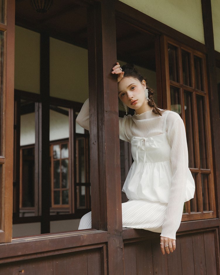 氣球感澎澎綁帶背心