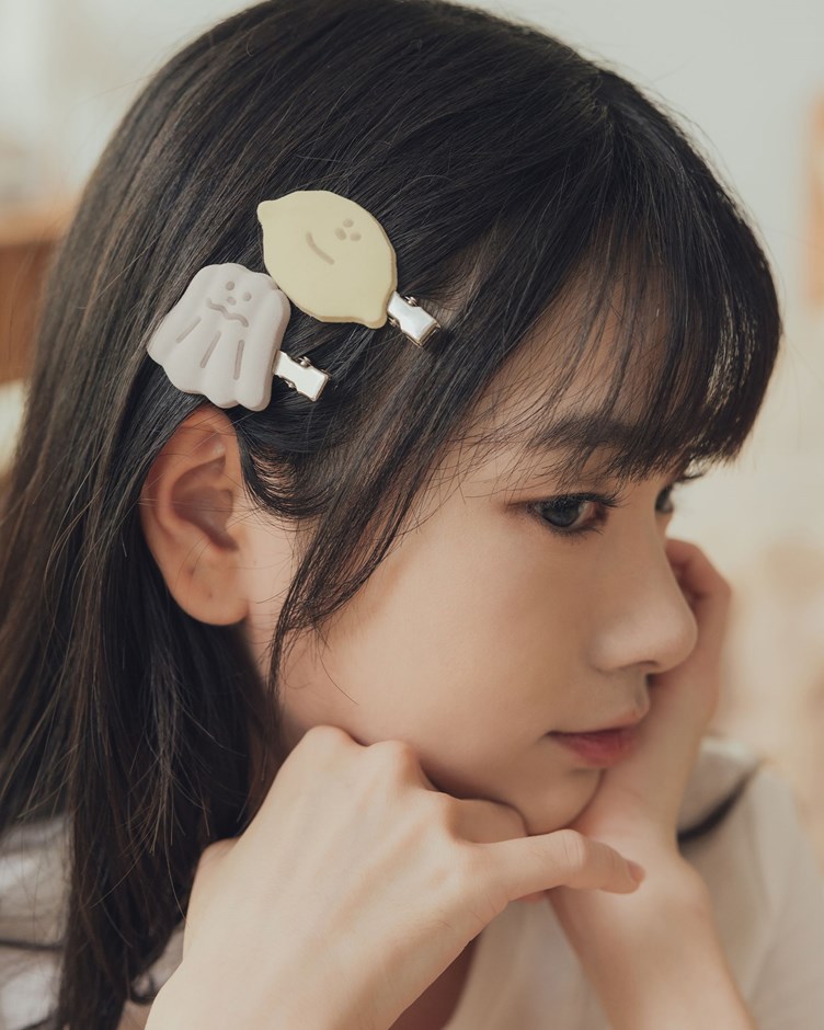 奶油家族造型髮夾