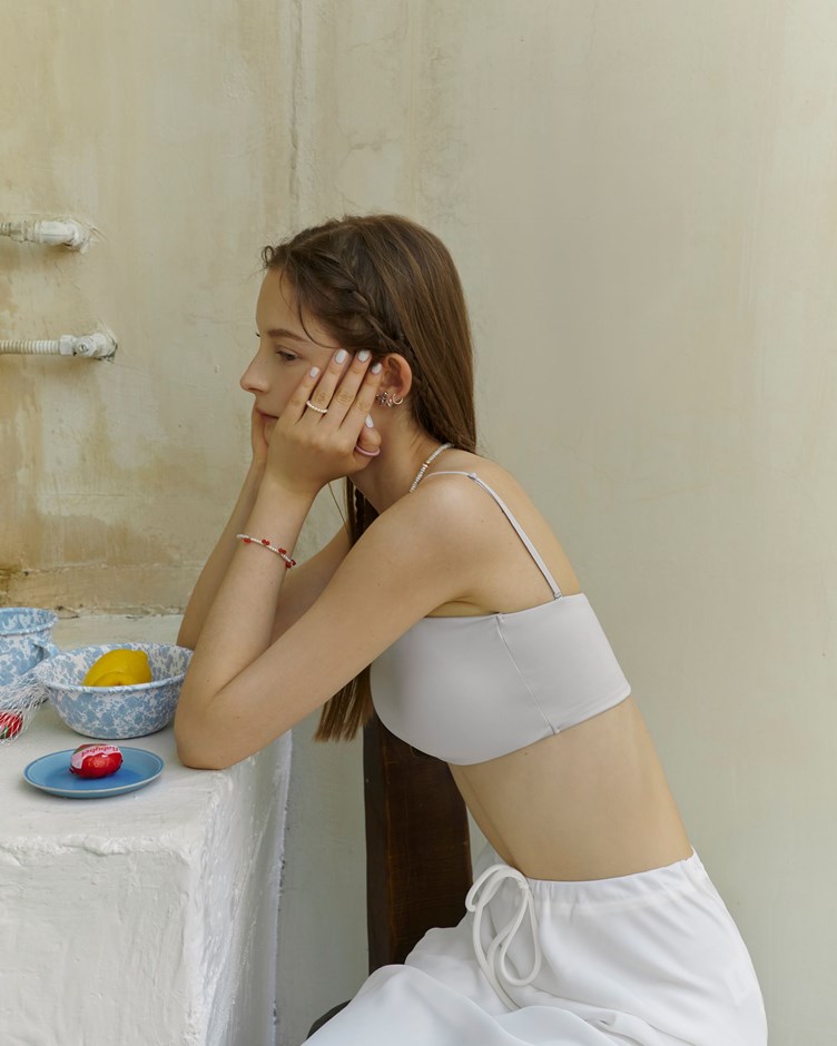 MIT 夏日必備平口2穿BRA TOP