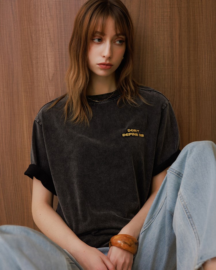 DON T DEFINE ME 水洗TEE(yoyo聯名款)