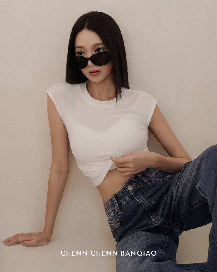 EVERYDAY 彈力短TEE +涼感美背BRA (白色限定組)