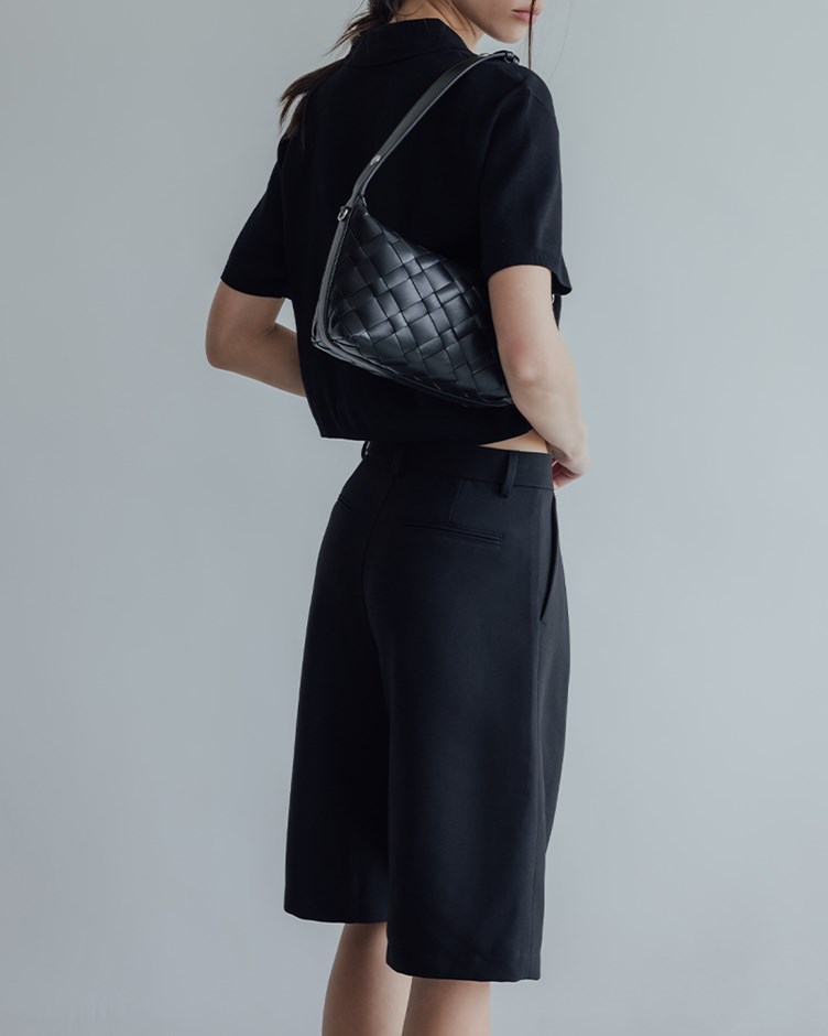 (預購1週出貨)抗皺打摺六分西裝褲