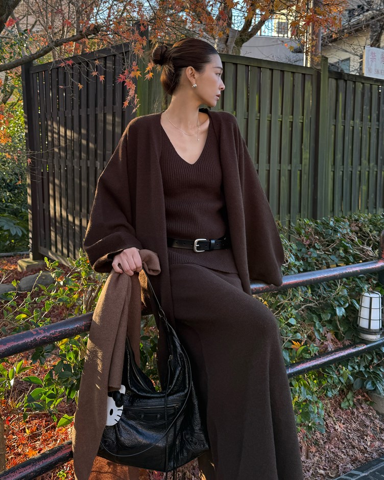 綿羊毛針織背心