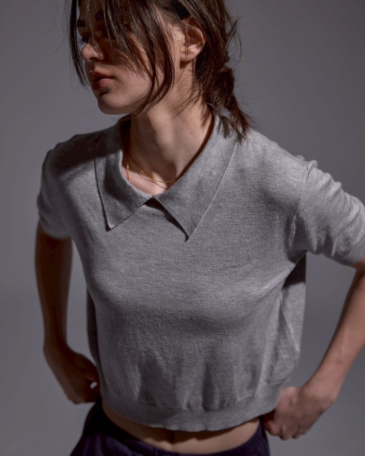 Breeze Knit Polo Short Sleeves Top