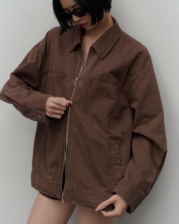 水洗感丹寧夾克外套