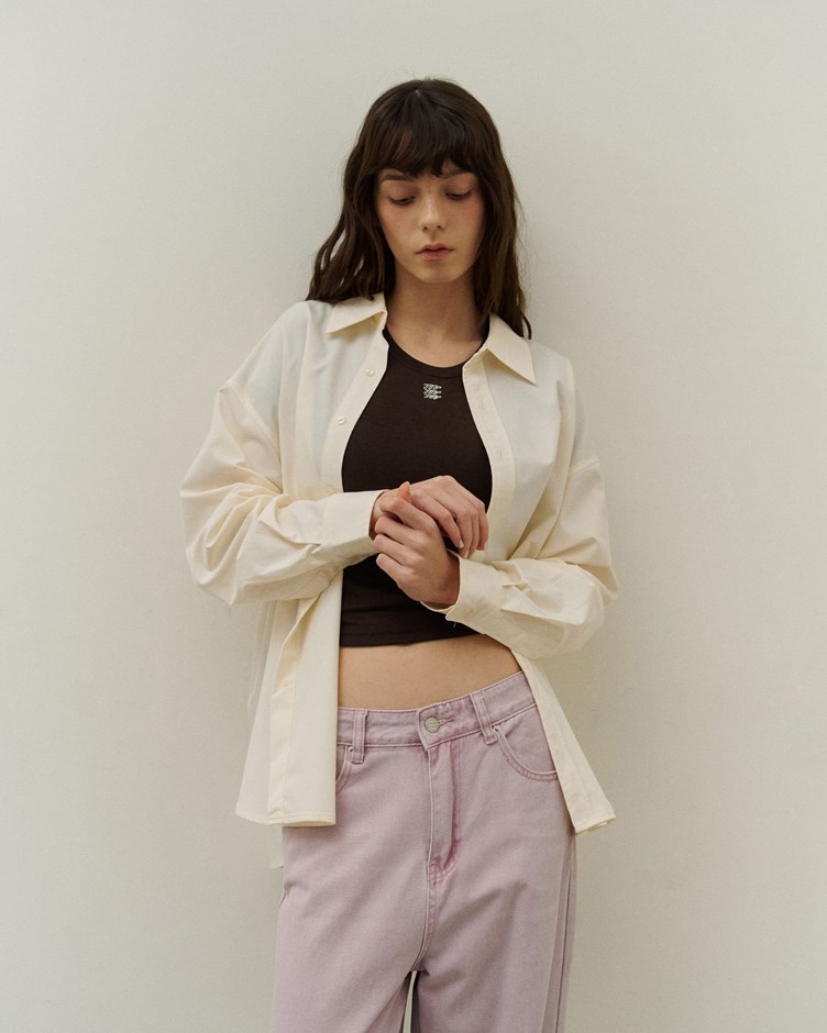 品牌LOGO刺繡輕量襯衫