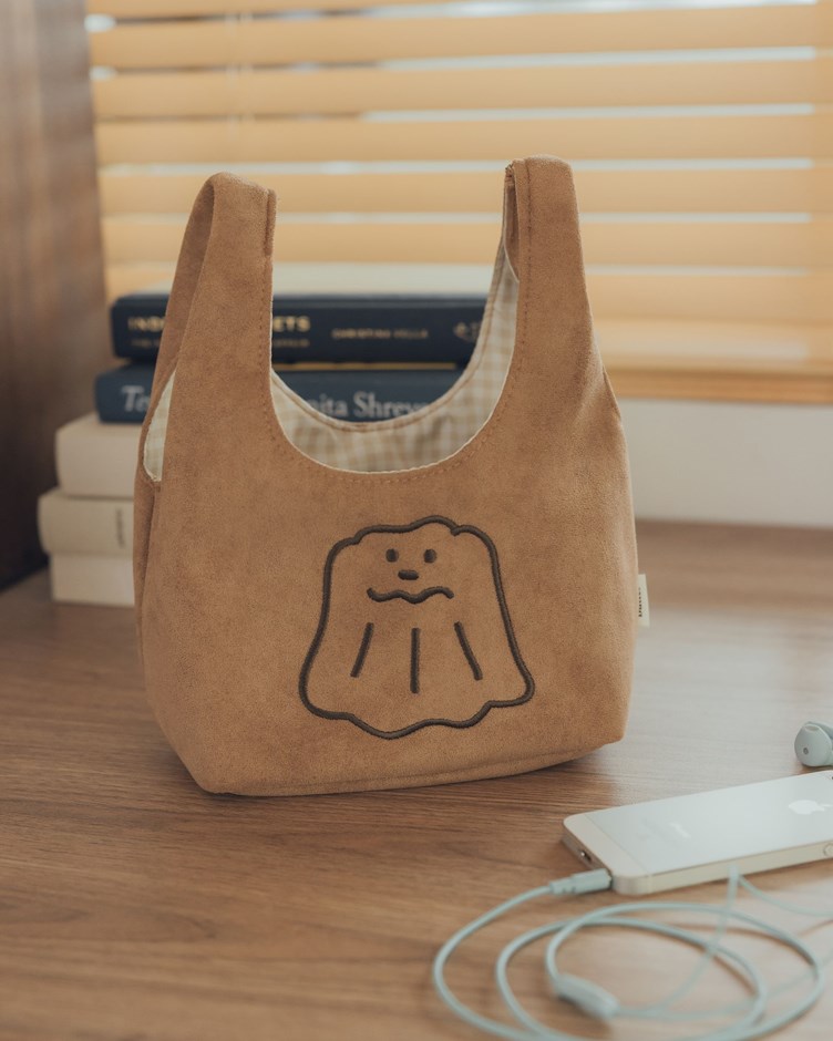 可露露麂皮手提包