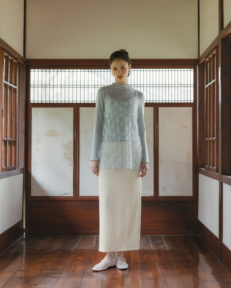 仙女羽毛刺繡外罩背心