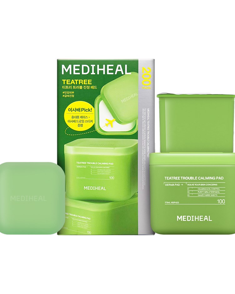 MEDIHEAL 調理化妝棉片 100片+100片補充包