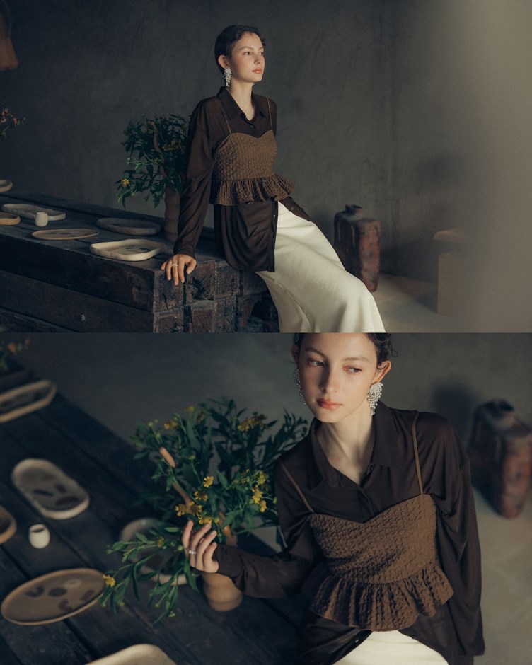 日系肌理感細肩背心