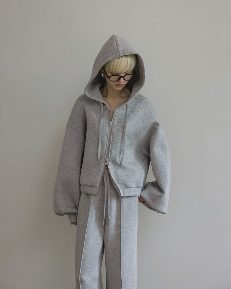 休閒Q彈抽繩連帽外套