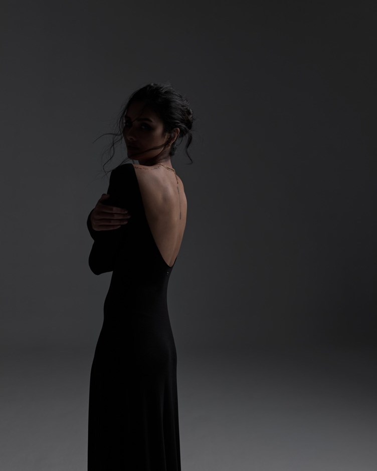 Cozy Low Back Maxi Dress