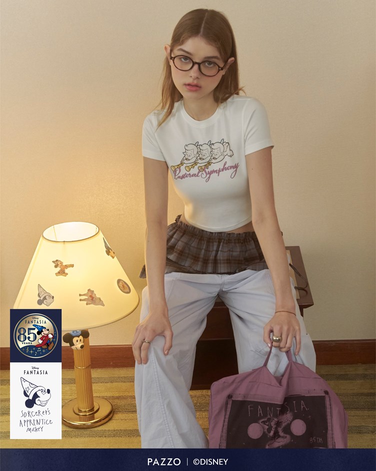 Disney Fantasia系列Cherubs合身太空棉TEE