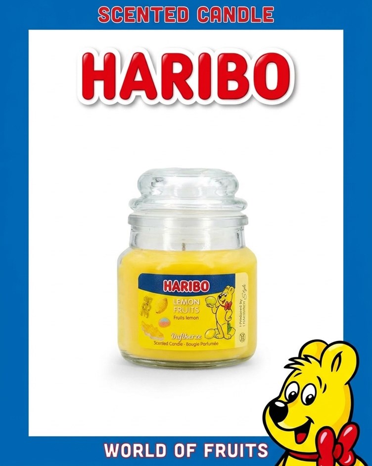 HARIBO CANDLE 小熊軟糖蠟燭 - 檸檬  Lemon Fruits (小)