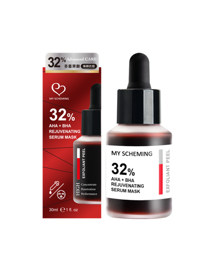 我的心機 32%多重果酸煥膚透嫩精華面膜
