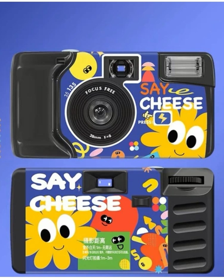 【LFANI 樂斐】SAY CHEESE 笑笑笑 翻玩系列 彩色27張 一次性閃光即可拍相機