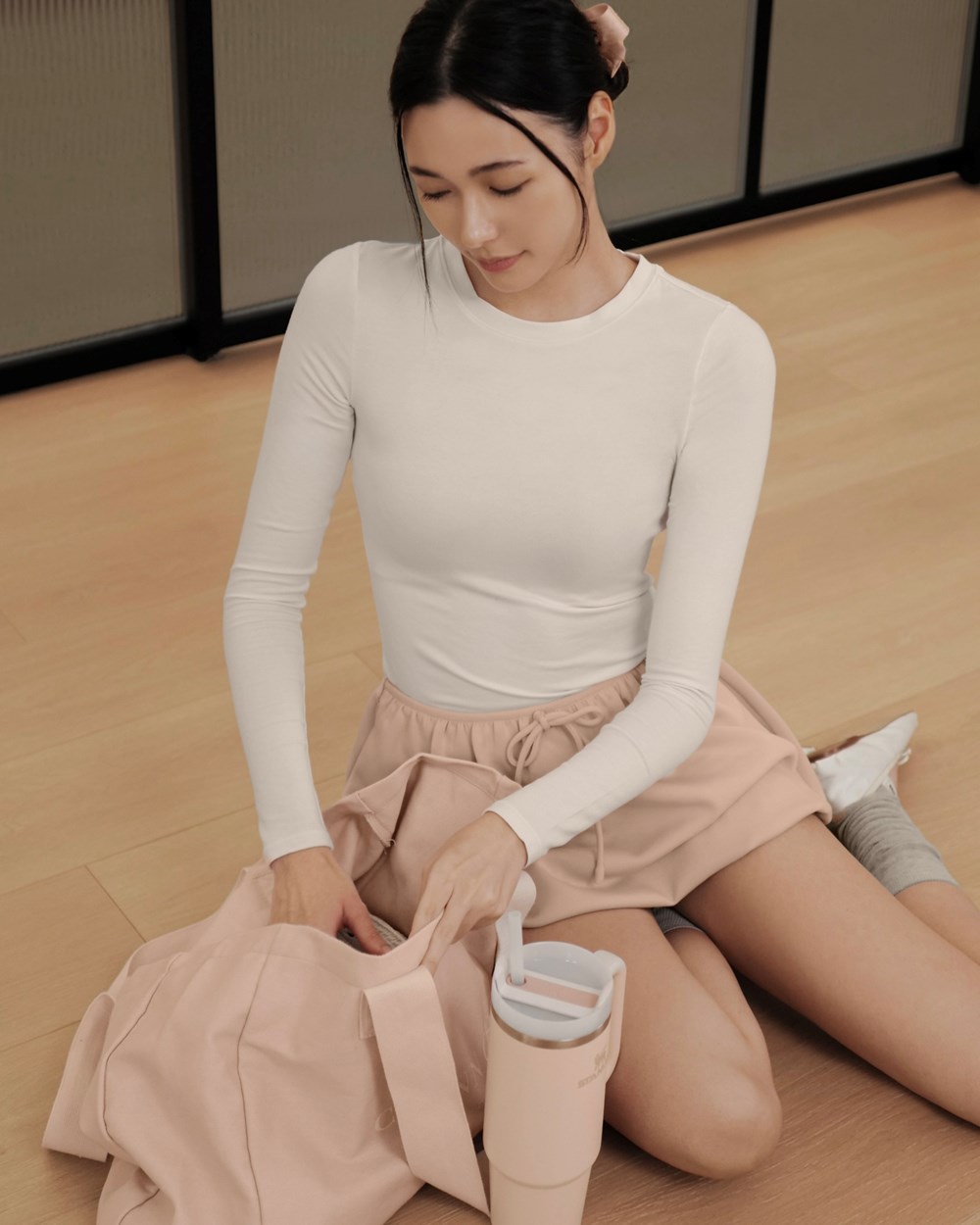 經典彈力薄長袖打底衣