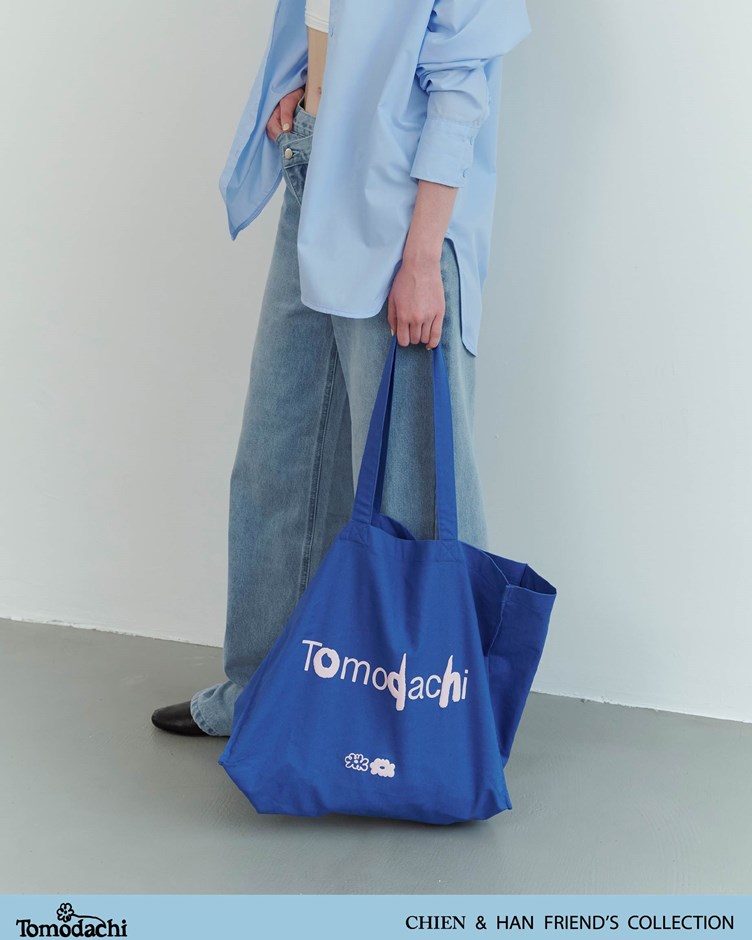 Tomodachi小花立體印花提袋(千千聯名款)