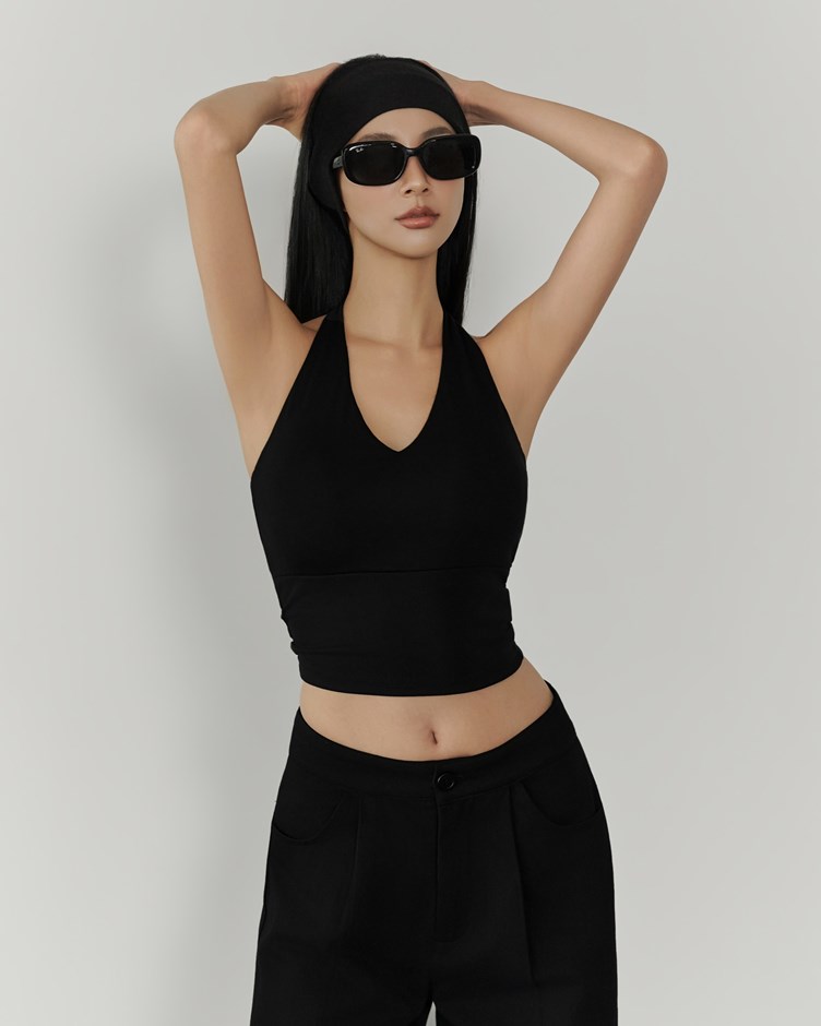 繞脖美背棉質BRATOP