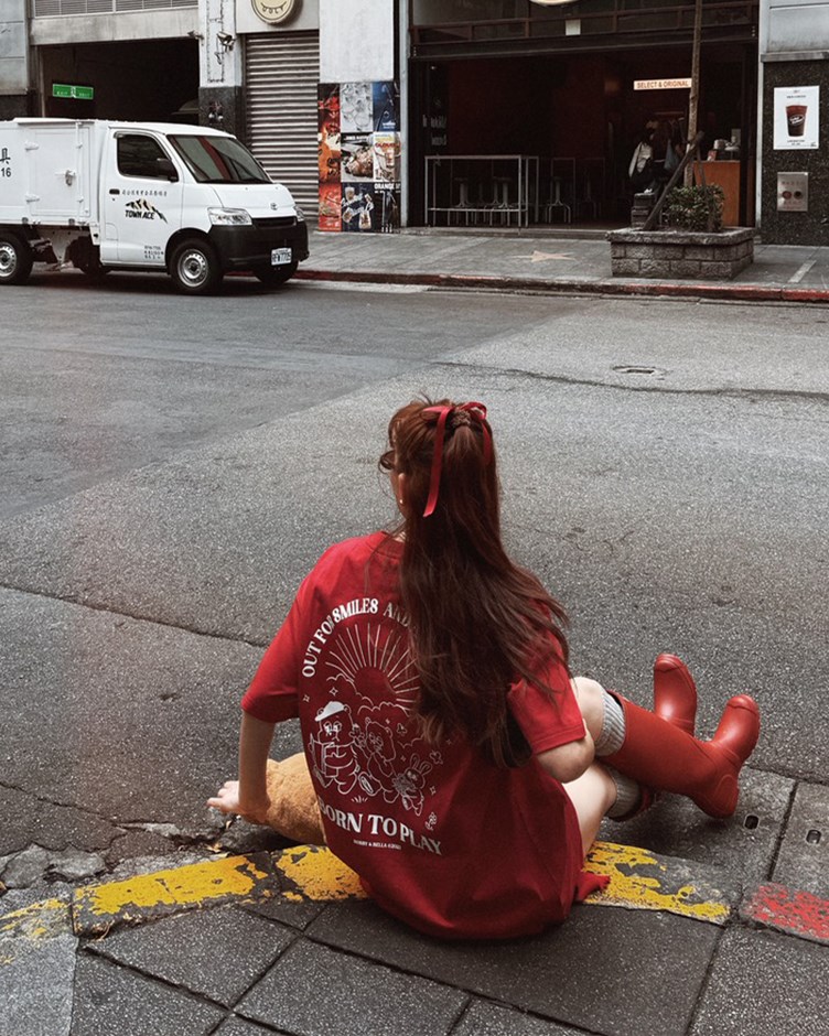 Bobby&Bella冒險印刷oversized TEE