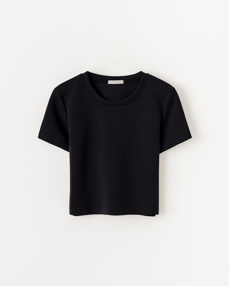 日常涼感圓領短袖上衣