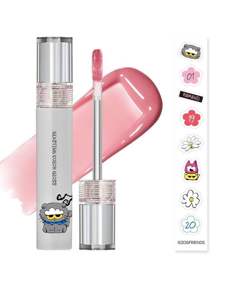 rom&nd X ZO&FRIENDS 天使光糖漿唇蜜(含貼紙)