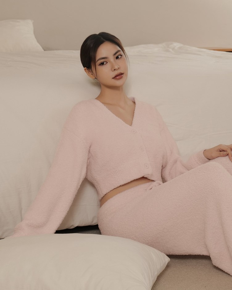 FLUFFY開釦短版外套