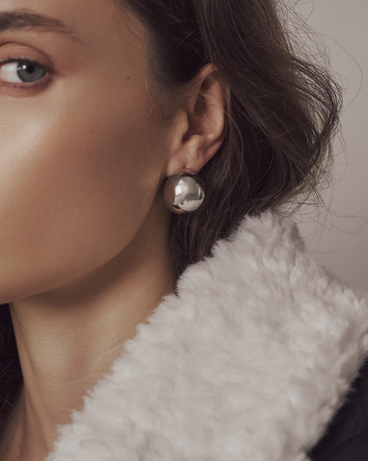 簡約球型耳環(ME.)