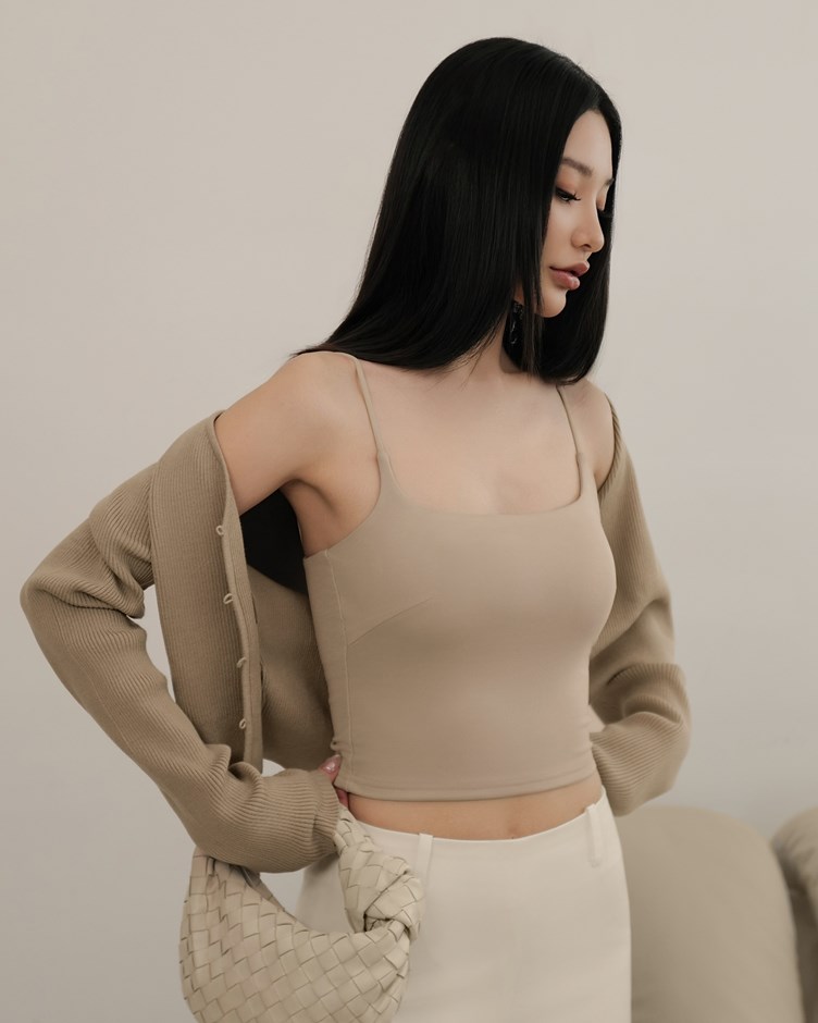 彈力天絲圓領BRATOP