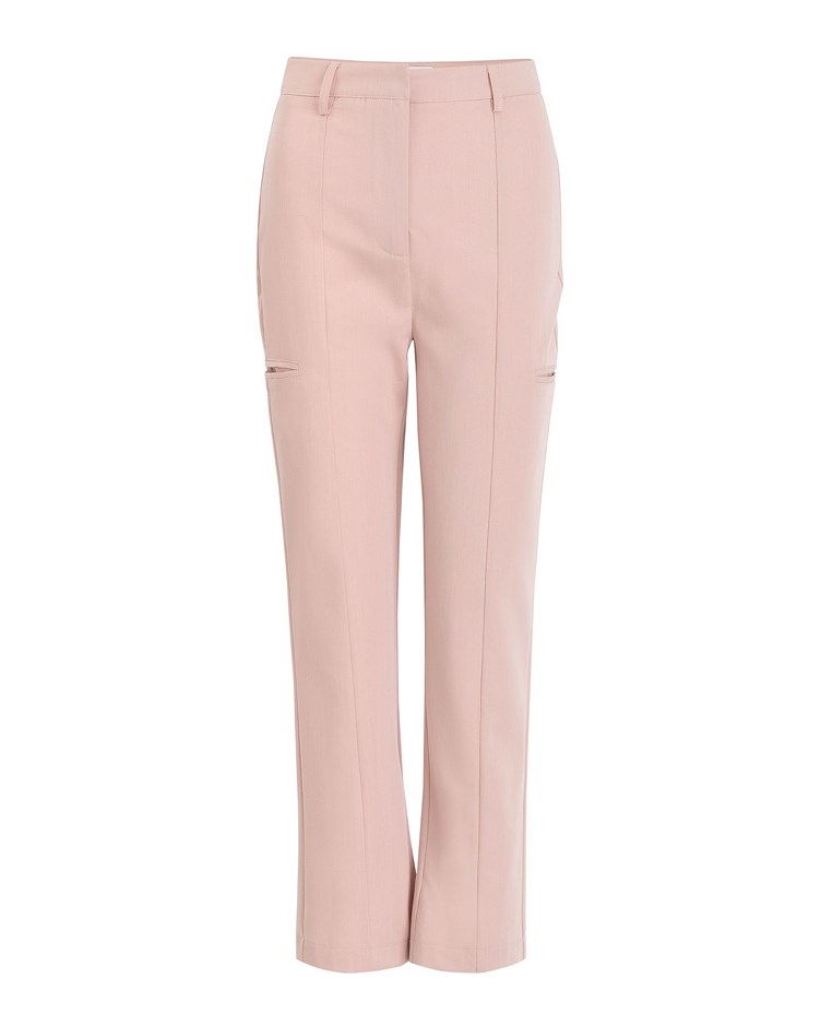 high waist tapered pants