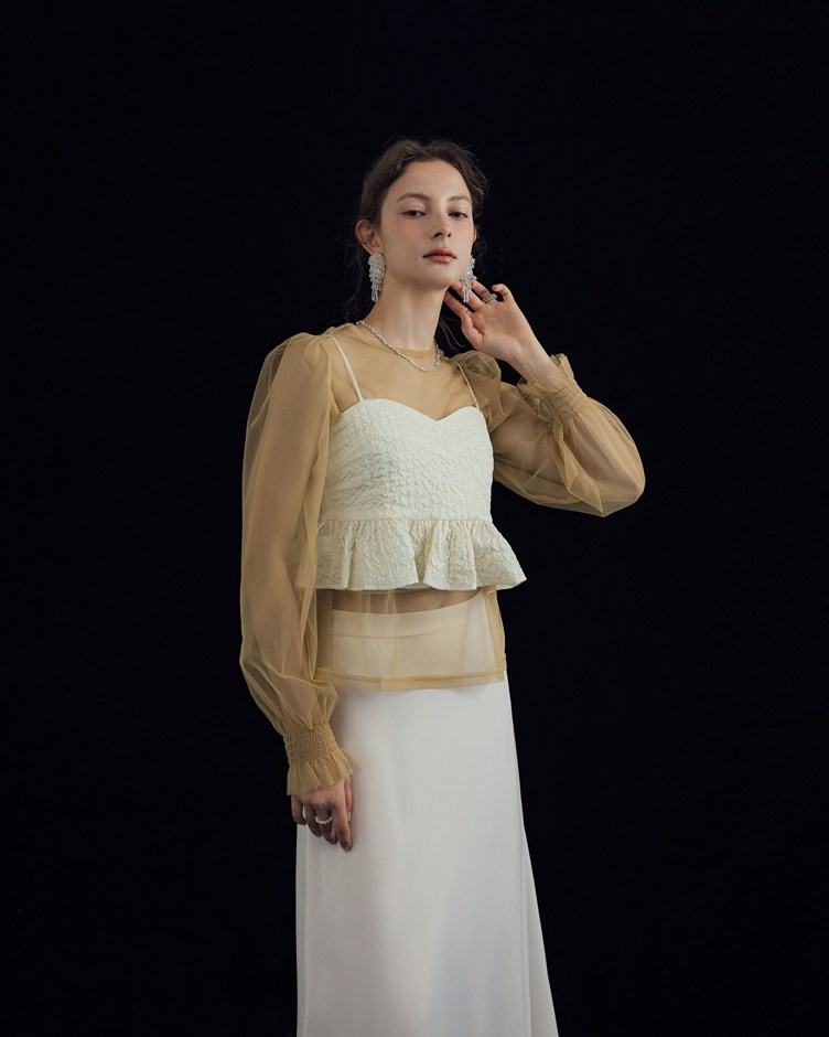 日系肌理感細肩背心