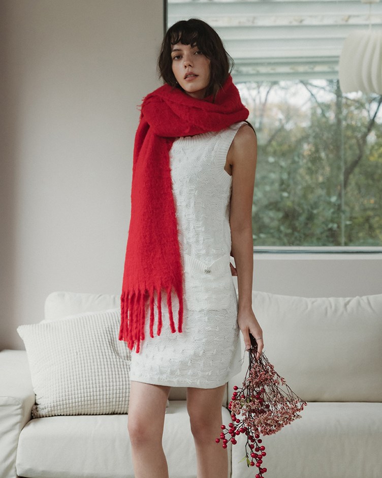 質感小香風針織洋裝