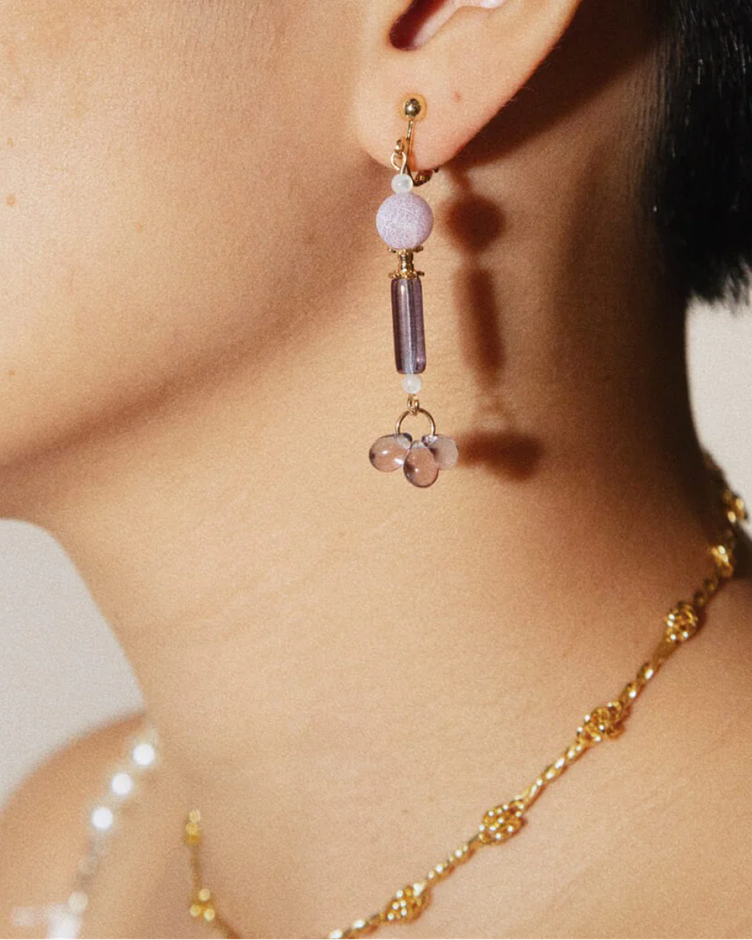 Maleficent Glass Earrings 瑪麗緋絢玻璃耳飾