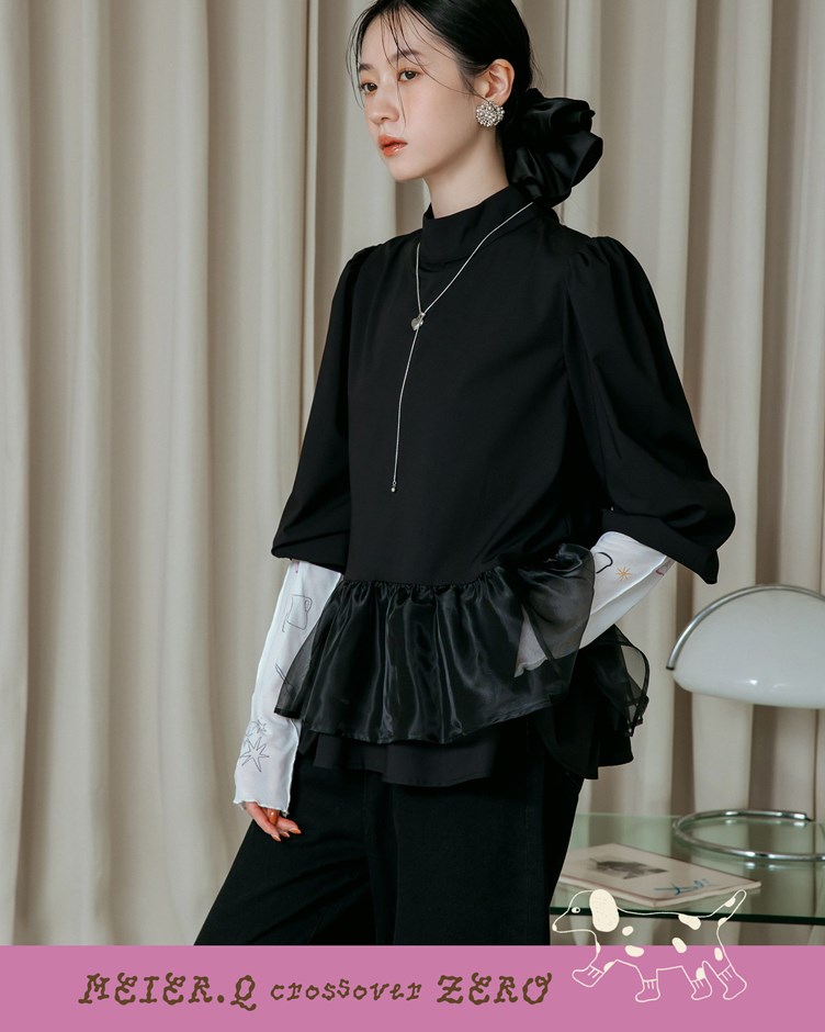 zero-日系空氣感層次襯衫
