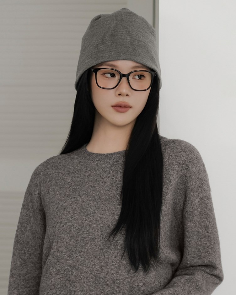 博主感針織毛線帽