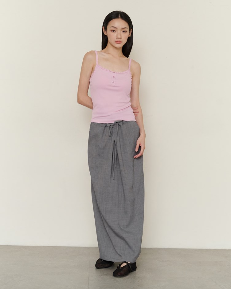 蕾絲花邊羅紋BRA TOP