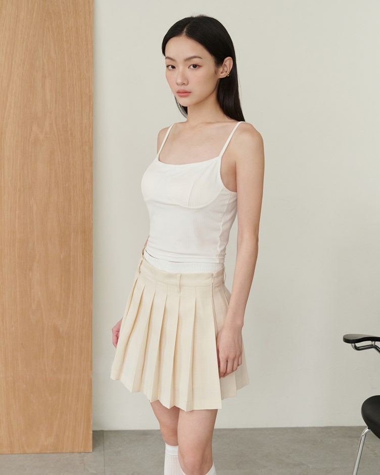細肩帶羅紋BRA TOP