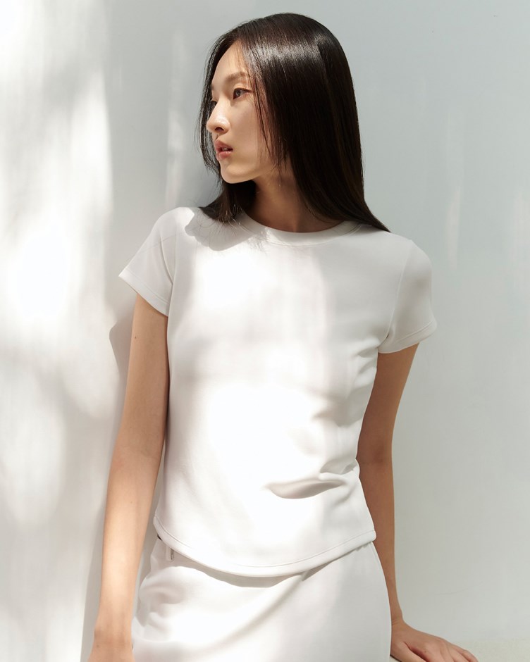 漂浮棉 – 好比例修身圓領T