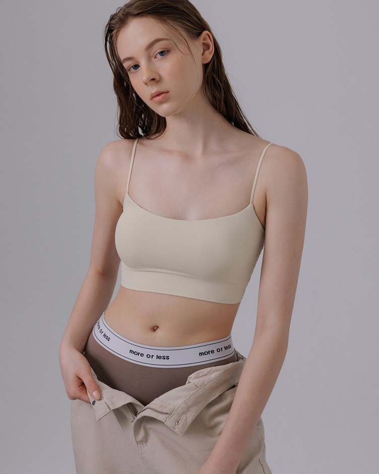 MIT 超舒適細肩帶 BRA T(牛奶紗)
