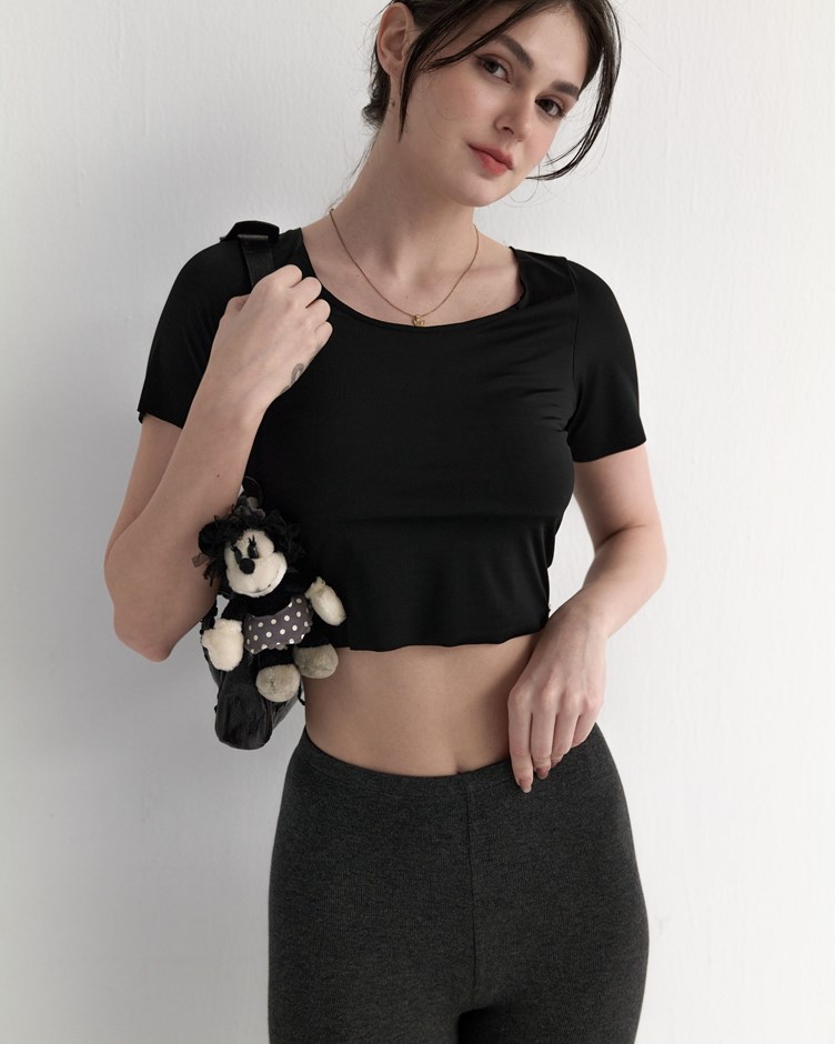 冰涼感短袖Bra Top