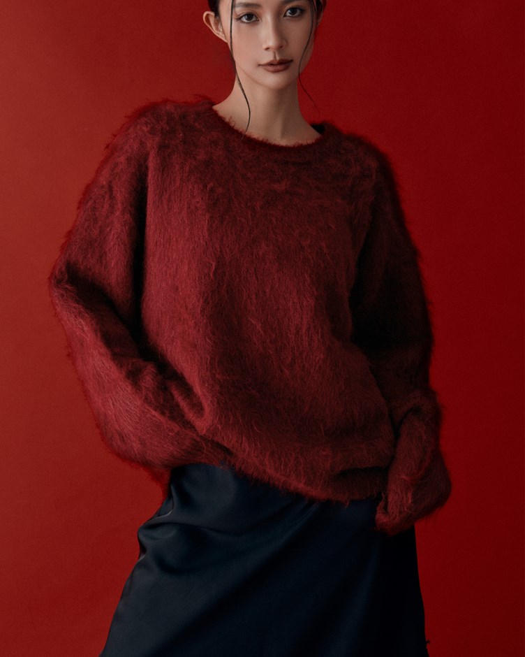 溫暖羊駝針織毛衣