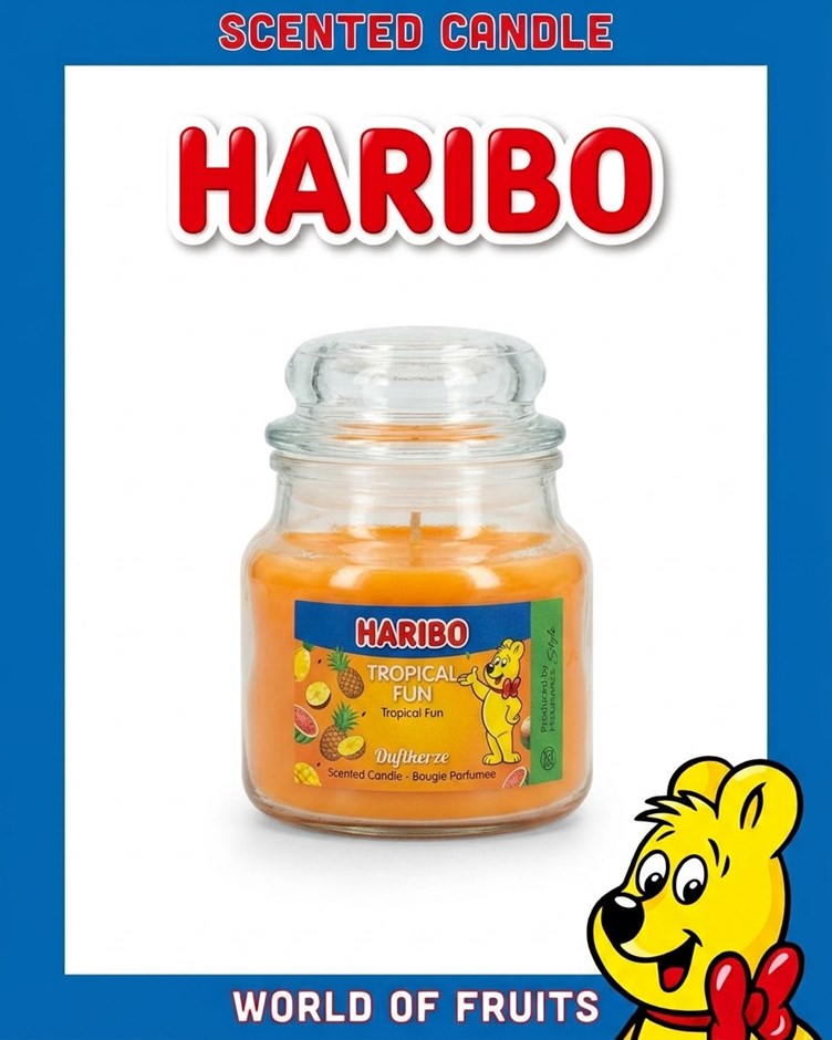 HARIBO CANDLE 小熊軟糖蠟燭 - 熱帶趣味 Tropical Fun (小)
