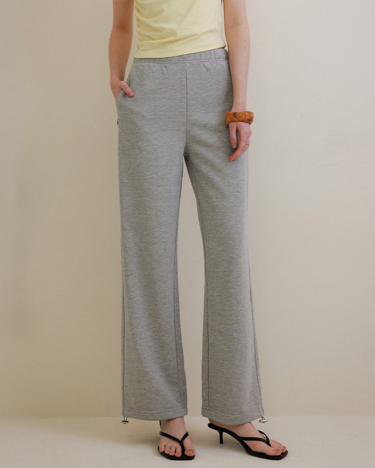 修身直筒薄棉褲(yoyo聯名款)