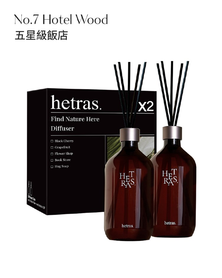 【hetras】首席調香師擴香 2入組