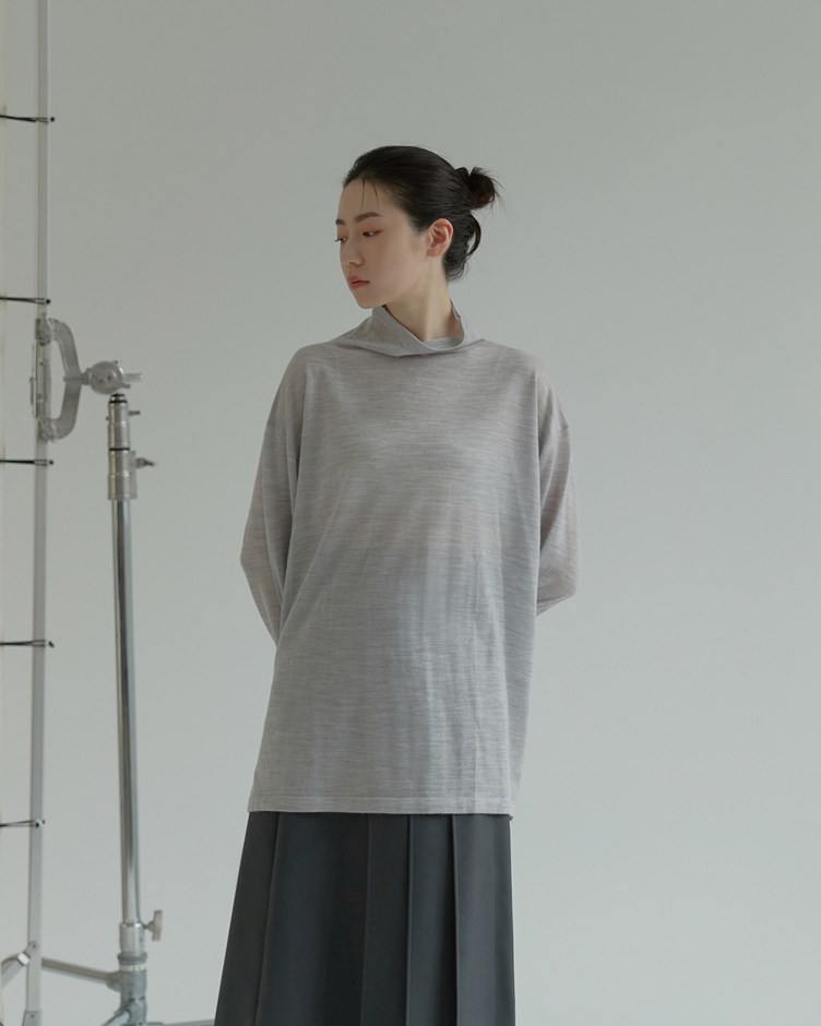 美麗諾羊毛長袖針織衫