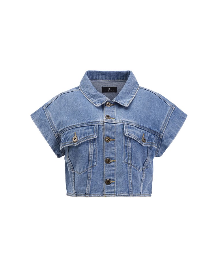 vaquero denim top