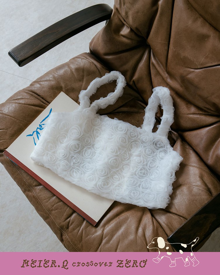 zero-立體花朵外搭背心