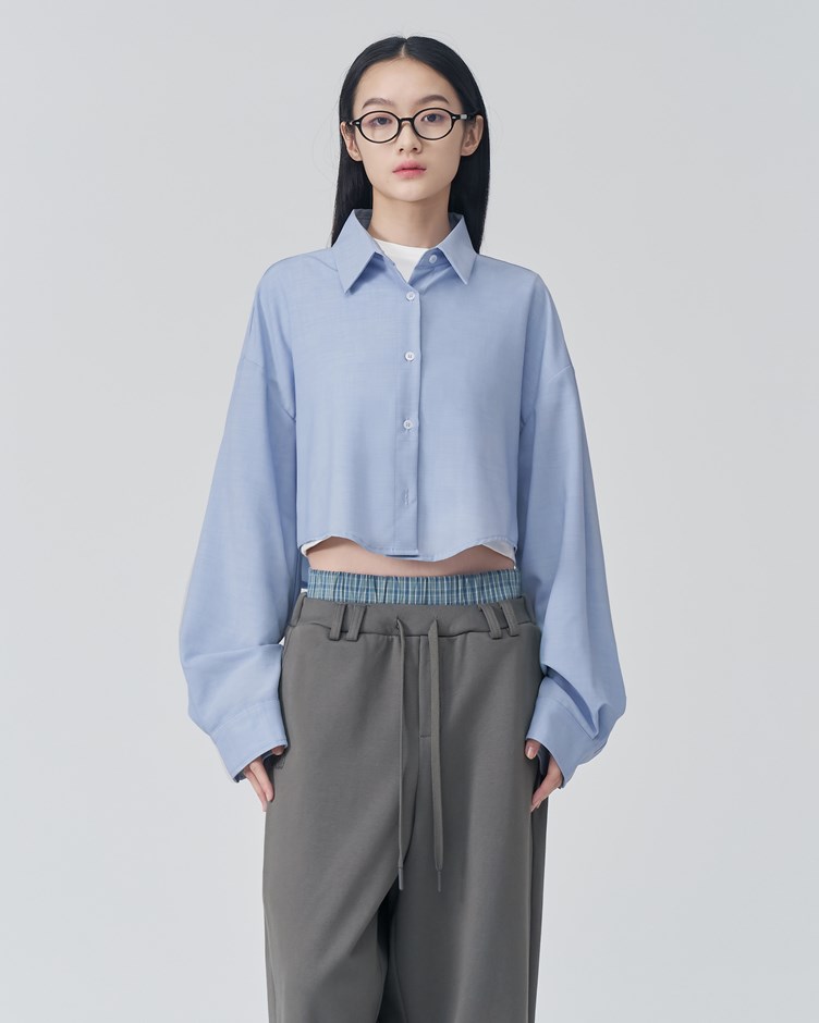 高密織仿羊毛短版襯衫（12/01 22:00開賣）